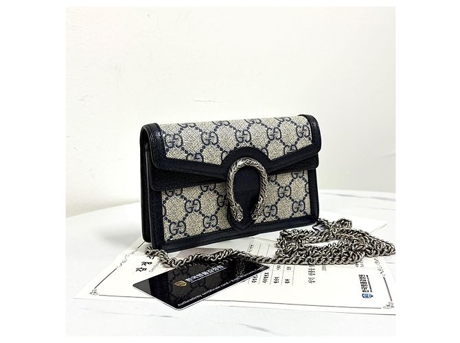 Gucci Borsa a tracolla Dionysus Super Mini con catena - vista 4