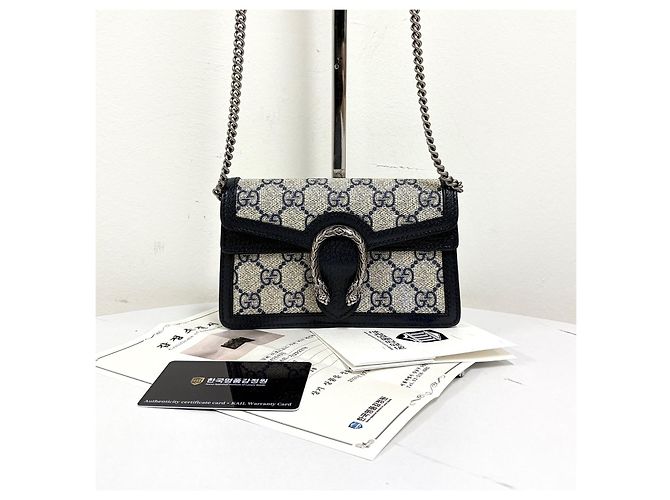 Gucci Borsa a tracolla Dionysus Super Mini con catena - vista 6