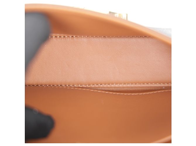 Céline Borsa a tracolla Triomphe Chain Tan - vista 9