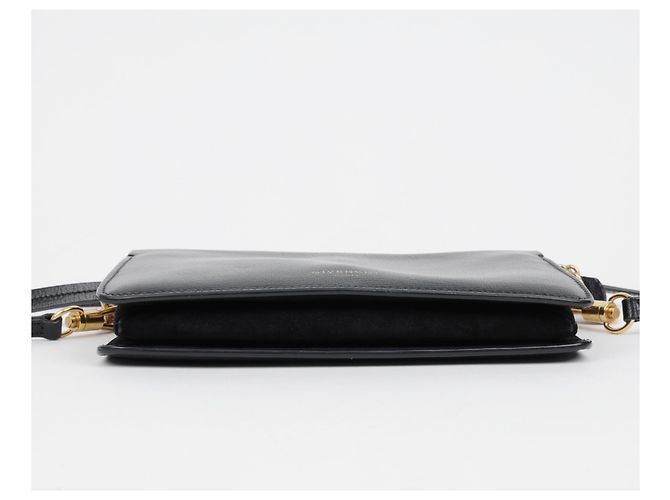 Givenchy Borsa a Tracolla in Pelle con Catena Nera - vista 10