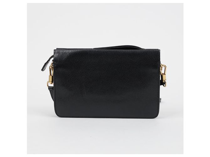 Givenchy Borsa a Tracolla in Pelle con Catena Nera - vista 4