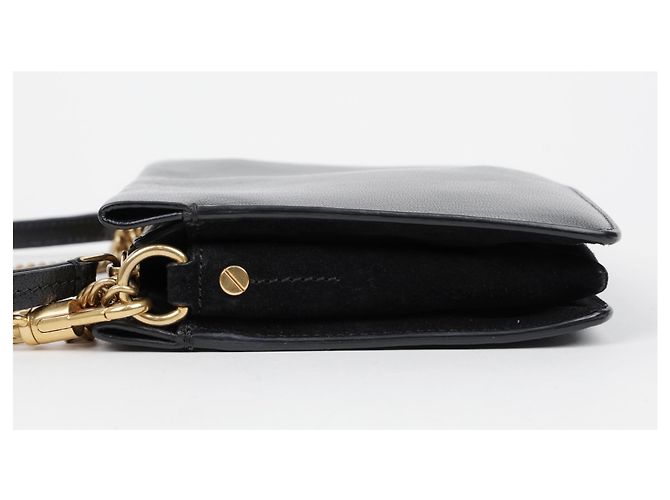 Givenchy Borsa a Tracolla in Pelle con Catena Nera - vista 6