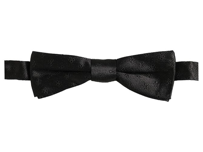 Dolce & Gabbana Papillon regolabile in seta floreale nera da uomo - vista 3