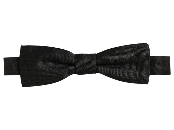 Dolce & Gabbana Papillon regolabile da uomo, grigio scuro, % seta - vista 3