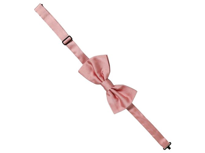 Dolce & Gabbana Papillon regolabile da uomo rosa chiaro in % seta - vista 2