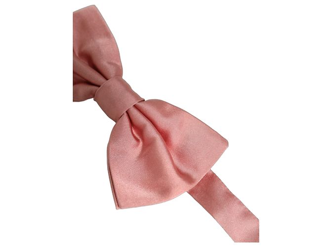 Dolce & Gabbana Papillon regolabile da uomo rosa chiaro in % seta - vista 3