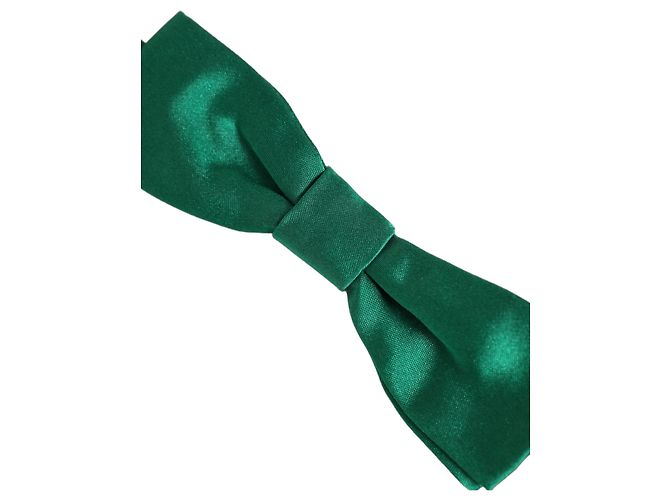 Dolce & Gabbana Papillon regolabile da uomo, Verde, % Silk - vista 3