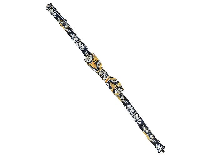 Dolce & Gabbana Papillon regolabile stile damascato multicolore - vista 2