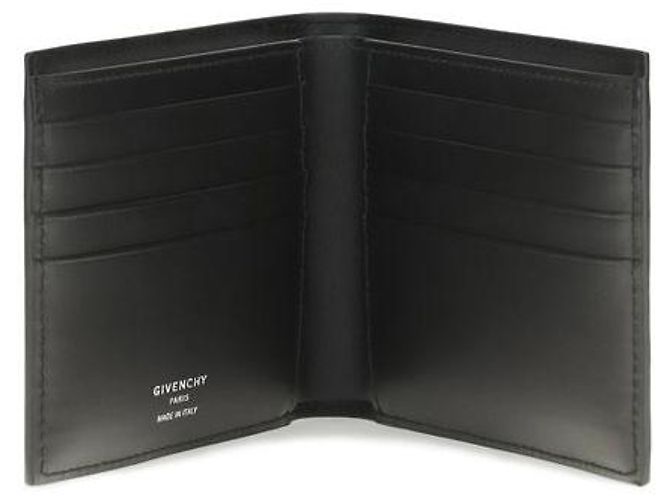 Givenchy Portafoglio Bos Taurus in pelle di vitello nera - vista 3
