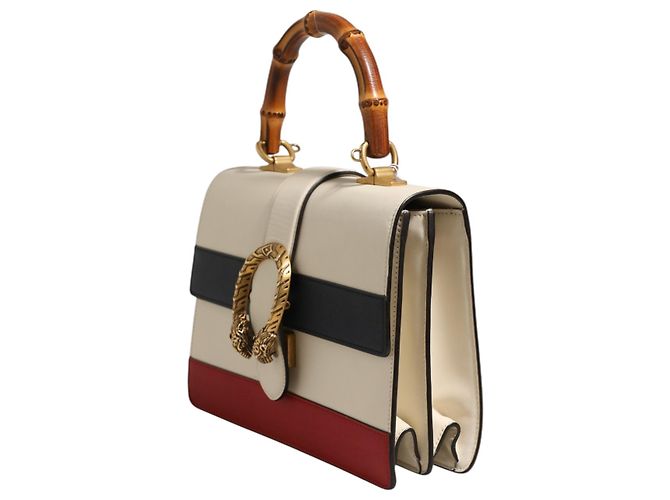 Gucci Borsa Dionysus con manico in bambù in pelle colorblock - vista 2