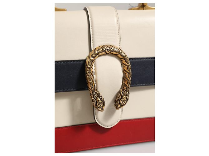 Gucci Borsa Dionysus con manico in bambù in pelle colorblock - vista 8