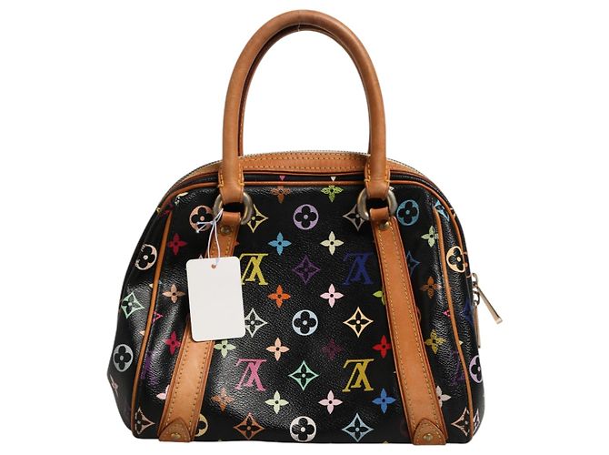 Louis Vuitton Black Monogram Multicolor Canvas Priscilla Handbag - view 3
