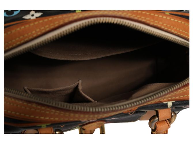 Louis Vuitton Black Monogram Multicolor Canvas Priscilla Handbag - view 5