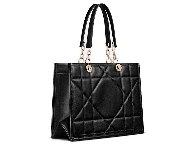 Dior Borsa Tote in pelle nera - vista 2