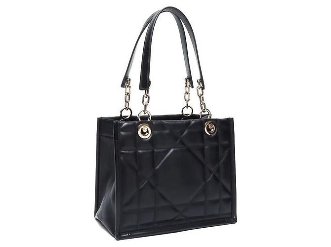 Dior Borsa a spalla in pelle nera - vista 2