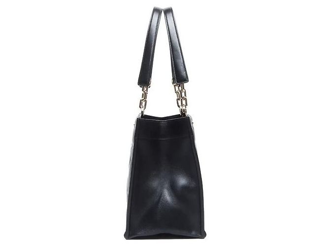Dior Borsa a spalla in pelle nera - vista 3