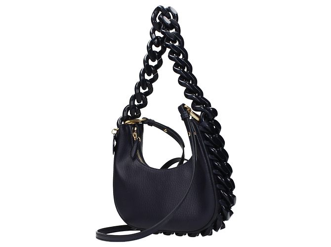 Stella Mc Cartney Borsa a tracolla in pelle blu - vista 2