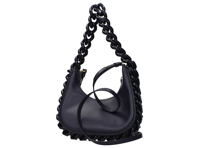 Stella Mc Cartney Borsa a tracolla in pelle blu - vista 3