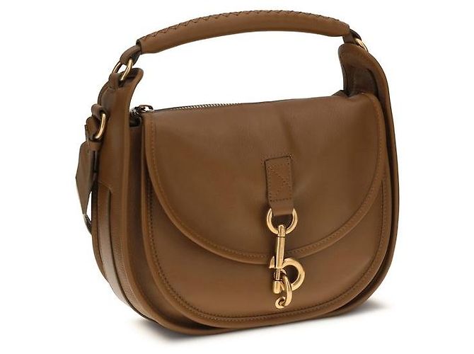 Burberry Borsa a tracolla Bos Taurus in pelle di vitello marrone - vista 2