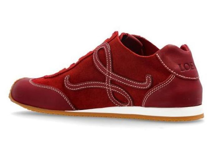 Loewe Ballet Runner non foderato in pelle di cervo e vitello a concia vegetale - vista 4