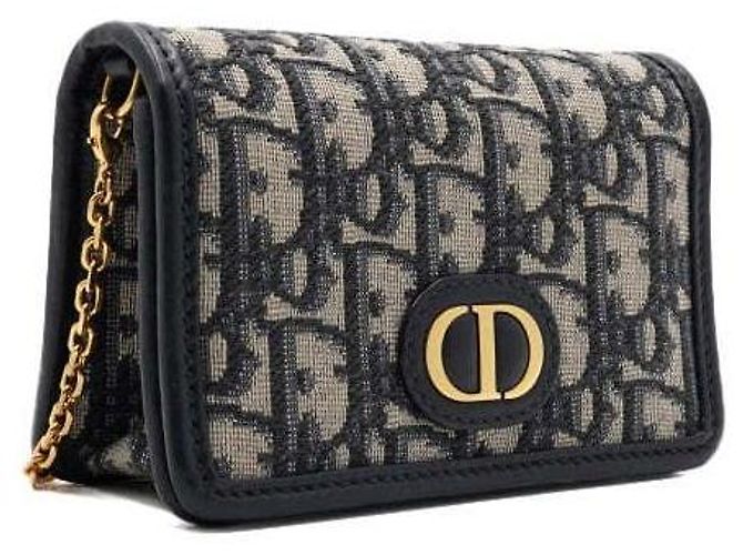 Dior Borsa a tracolla e spalla Oblique Montaigne Nano Pouch con catena dorata - vista 4