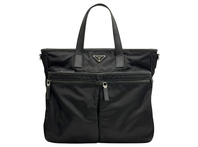 Prada Re-Nylon Tote Bag Schwarz - Ansicht 2