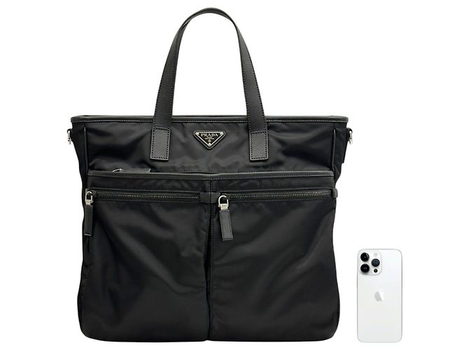 Prada Re-Nylon Tote Bag Schwarz - Ansicht 3