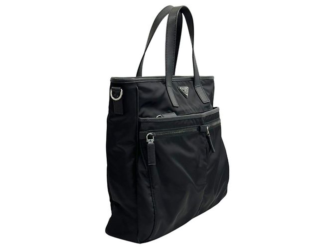 Prada Re-Nylon Tote Bag Schwarz - Ansicht 4