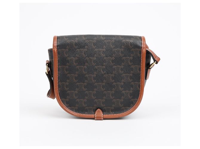 Céline Borsa Triope Canvas Medium Polka Tan - vista 3