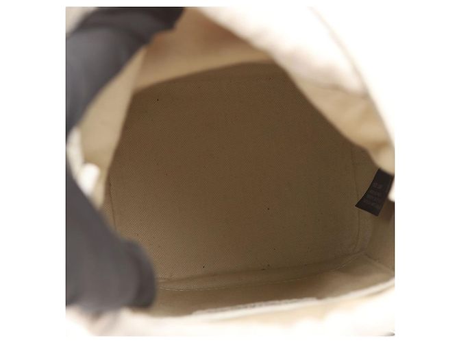 Maison Martin Margiela Picca borsa a secchiello bianca - vista 12