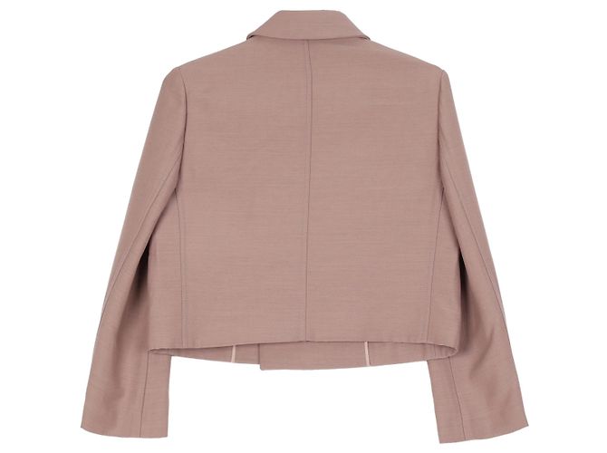 Dior Double-Breasted Blazer Jacke Rosa - Ansicht 2