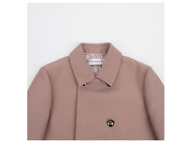 Dior Double-Breasted Blazer Jacke Rosa - Ansicht 3