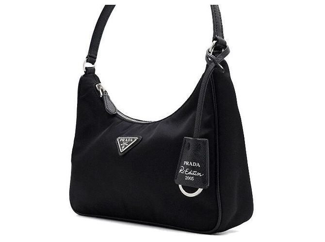 Prada Borsa Tote Hobo Re-Edition in nylon - vista 2