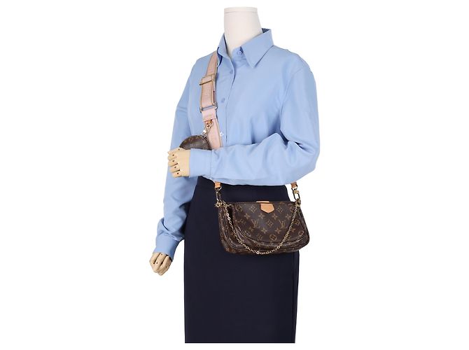 Louis Vuitton Multi Pochette Accessories Monogram Rose Claire - vista 20