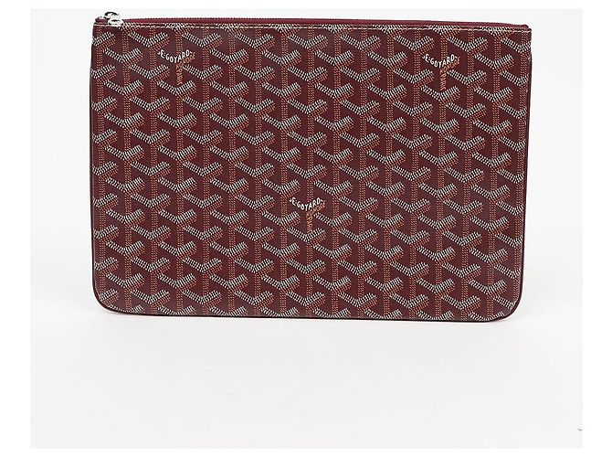 Goyard Clutch Sena MM Burgundy - vista 2