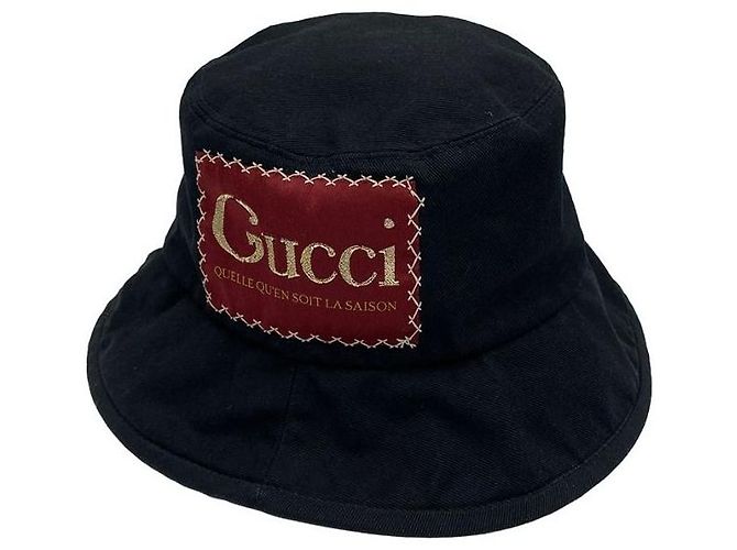 Gucci Bucket Hat aus Baumwolle mit Logo-Patch - Ansicht 7