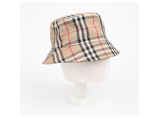 Burberry Vintage Check Baumwoll-Bucket Hat Archive Beige - Ansicht 13