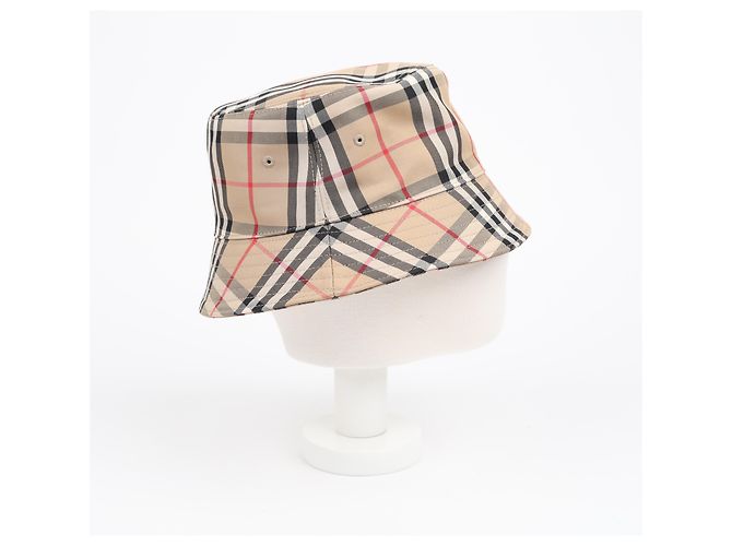 Burberry Vintage Check Baumwoll-Bucket Hat Archive Beige - Ansicht 14