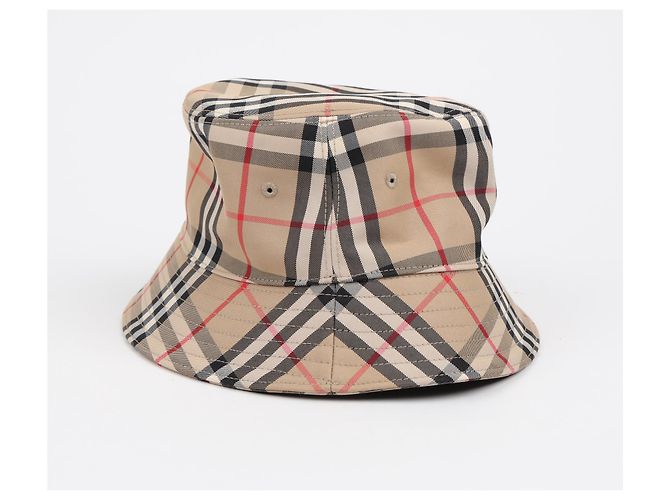 Burberry Vintage Check Baumwoll-Bucket Hat Archive Beige - Ansicht 2