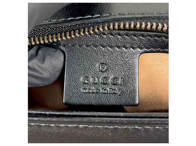 Gucci Marmont Top Handle Tote Bag Schwarz - Ansicht 12