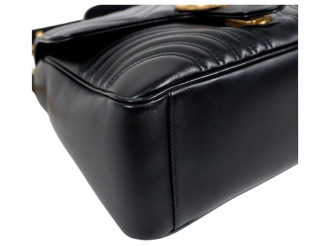Gucci Marmont Top Handle Tote Bag Schwarz - Ansicht 5