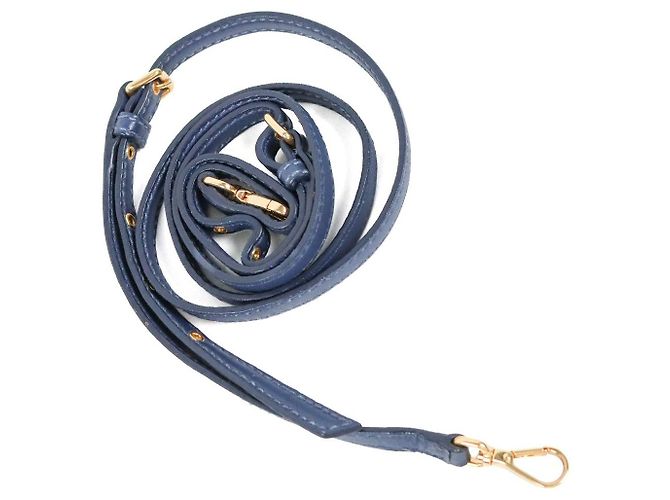 Miu Miu Borsa a tracolla matelassé blu - vista 10