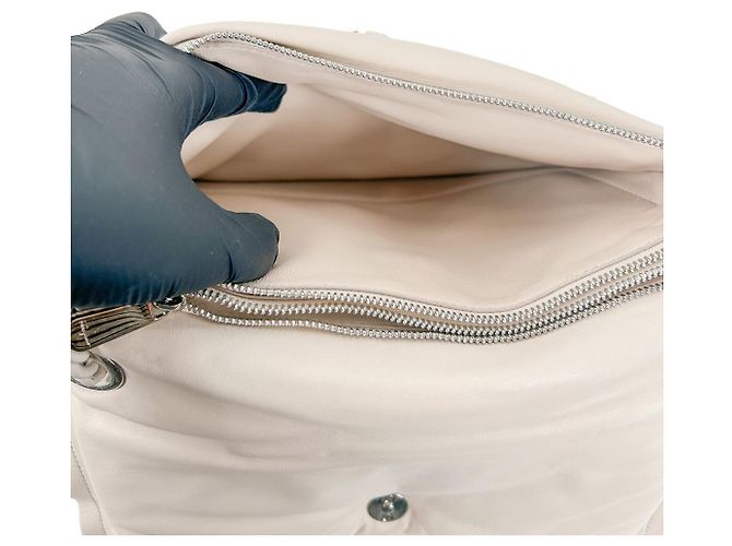 Salvatore Ferragamo Borsa a Tracolla Viva Bow Ivory - vista 10