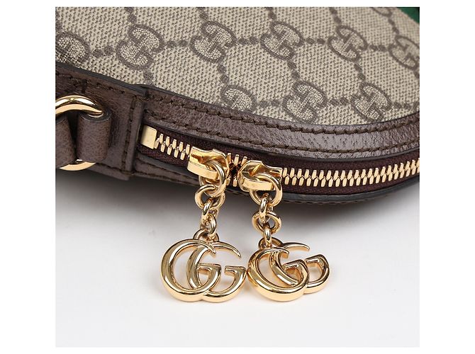 Gucci Borsa a tracolla Ophidia GG Supreme Beige - vista 12