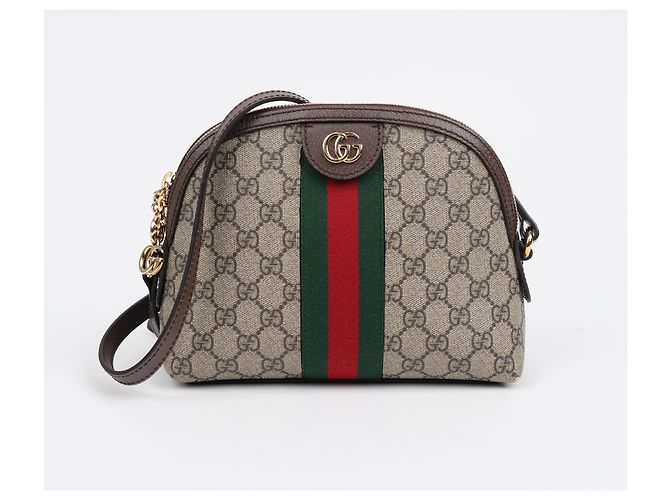 Gucci Borsa a tracolla Ophidia GG Supreme Beige - vista 2