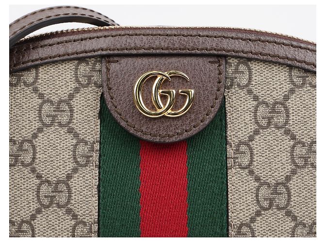 Gucci Borsa a tracolla Ophidia GG Supreme Beige - vista 3