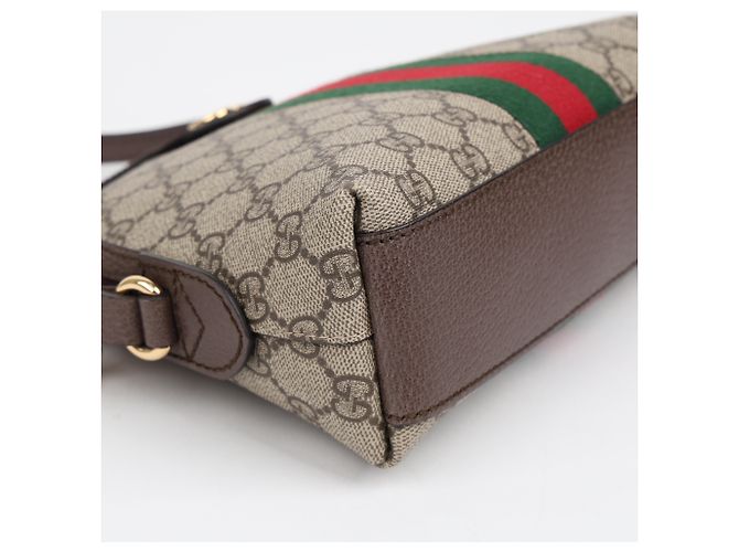 Gucci Borsa a tracolla Ophidia GG Supreme Beige - vista 8