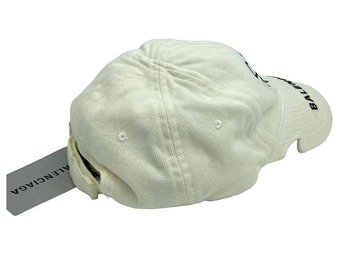 Balenciaga Bestickte Baseball-Kappe Simpson Collaboration White - Ansicht 4
