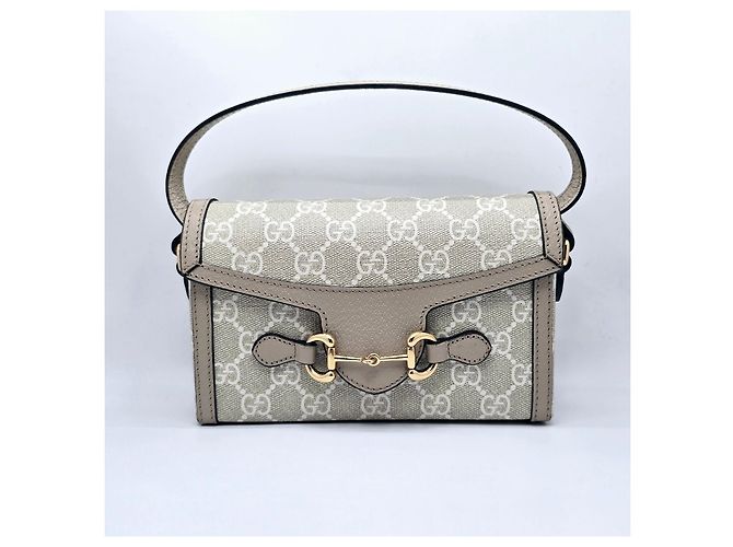 Borsa a tracolla Gucci marrone metallo - vista 2