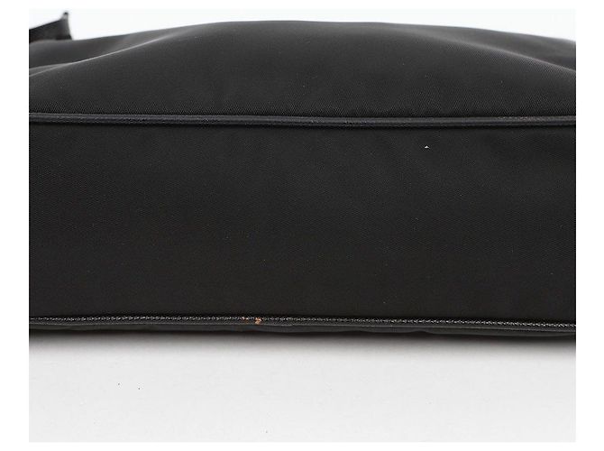 Prada Borsa a tracolla hobo Reedition Nylon Multi Nero - vista 7